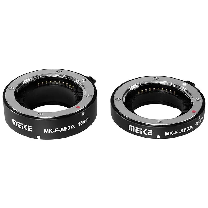 

Meike MK-F-AF3 Metal Auto Focus Macro Extension Tube for Fujifilm X-T20 XT2 X-T10 XT3 X100F X-H1 X-A5 X-PRO2 X-A1 X-T1 X-T10 r25