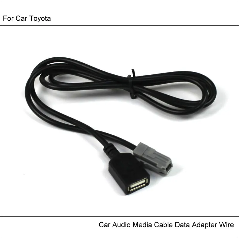 Original Plugs To UBS Conector 3.5mm For Toyota RAV4 EZ Verso Car CD