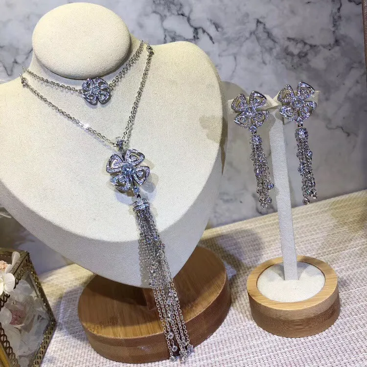 

Designer Fashion Copper Jewelry 3A Cubic Zirconia Party Set