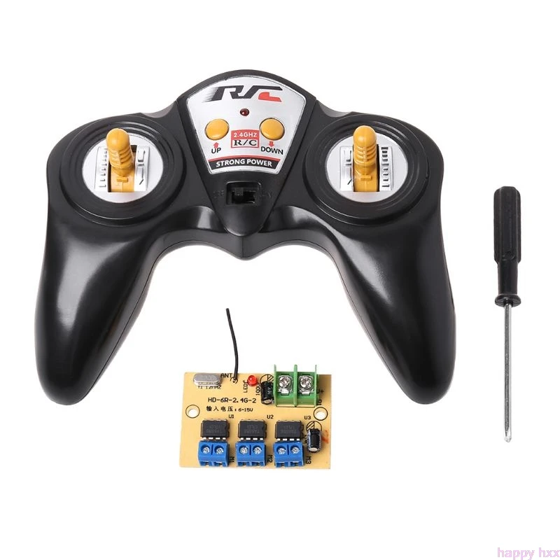  2019 6CH High-power 2.4G 50 Meter Remote Control with Receiver 6-15v for Car Model Ship DIY Tool