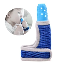 Детские Силиконовые Molars рукав для пальца большой палец рукав детские игрушки против укуса Прорезыватель зубов