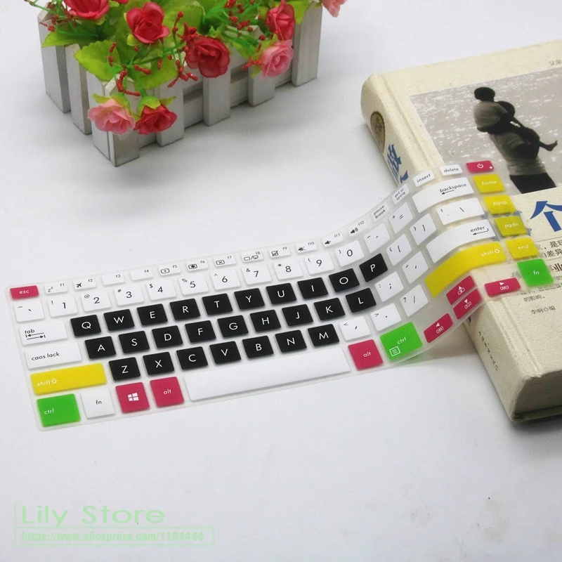 Силиконовый защитный чехол для клавиатуры 15,6 дюймов для ASUS ZenBook Pro 15 UX580GE UX580GD UX580 GE GD - Цвет: candyblack