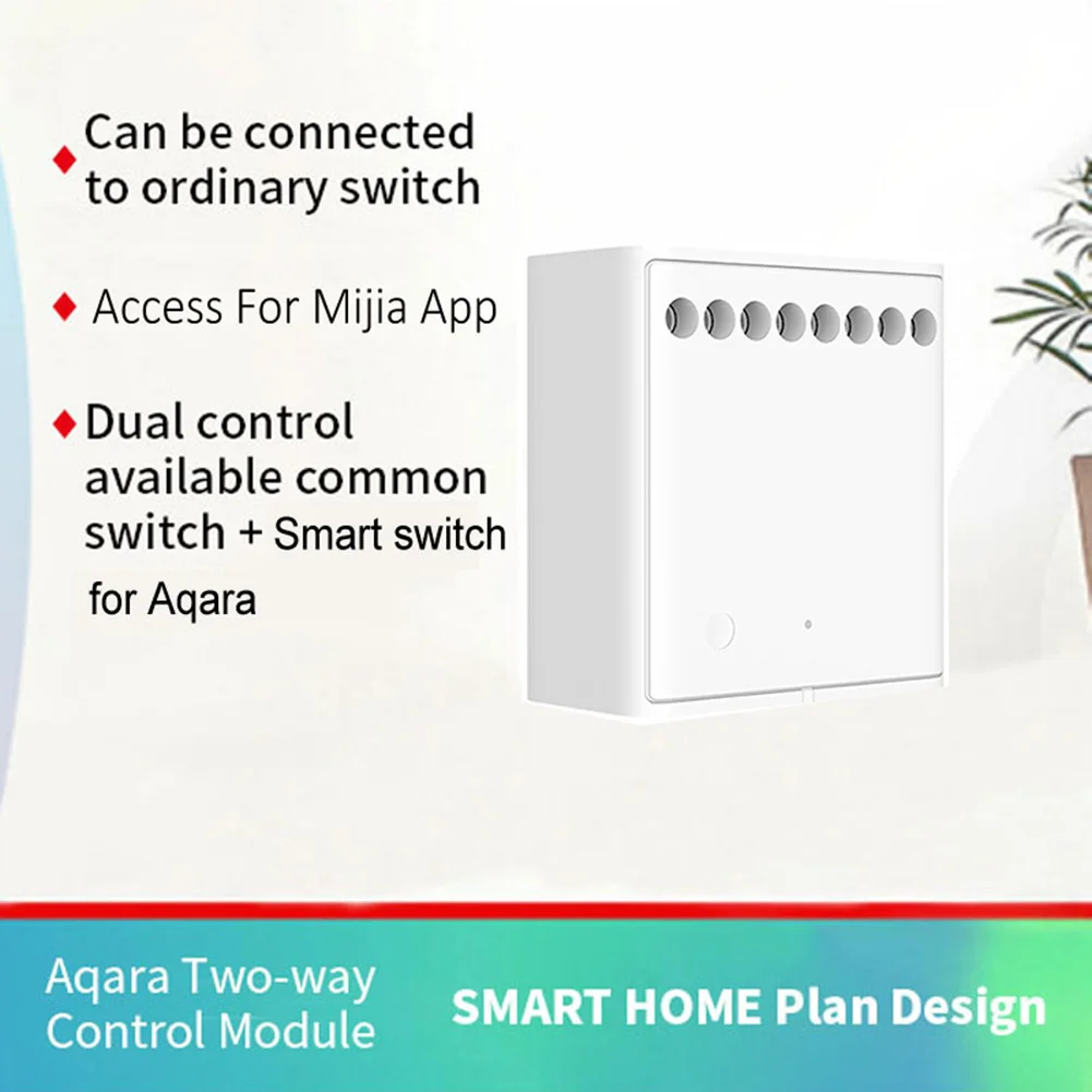  Xiaomi Aqara two-way Control Module Wireless Relay Switch Controller Smart Timer 2 Channels Work Fo - 33014653752