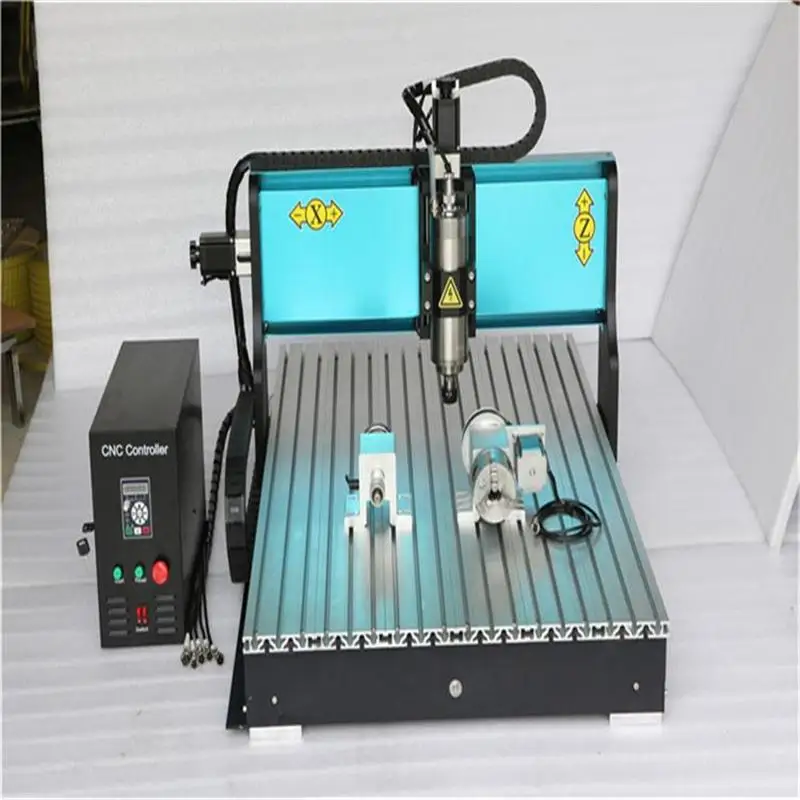 JFT Industrial Water Cooled Spindle Engraving Machines 3 Axis 2200W with Parallel Port CNC Milling Machine 6090