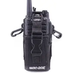 Abbree MSC-20E Портативный Walkie Talkie нейлоновый чехол Обложка громкой связи держатель для Baofeng TYT woxun Motorola Icom радио