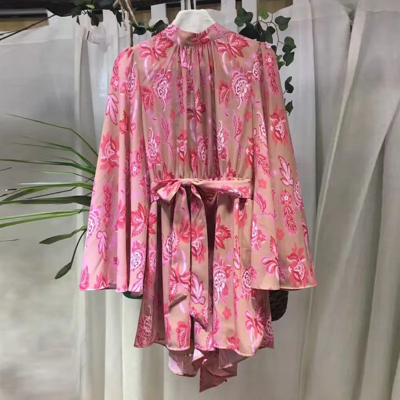 pink long sleeve playsuit