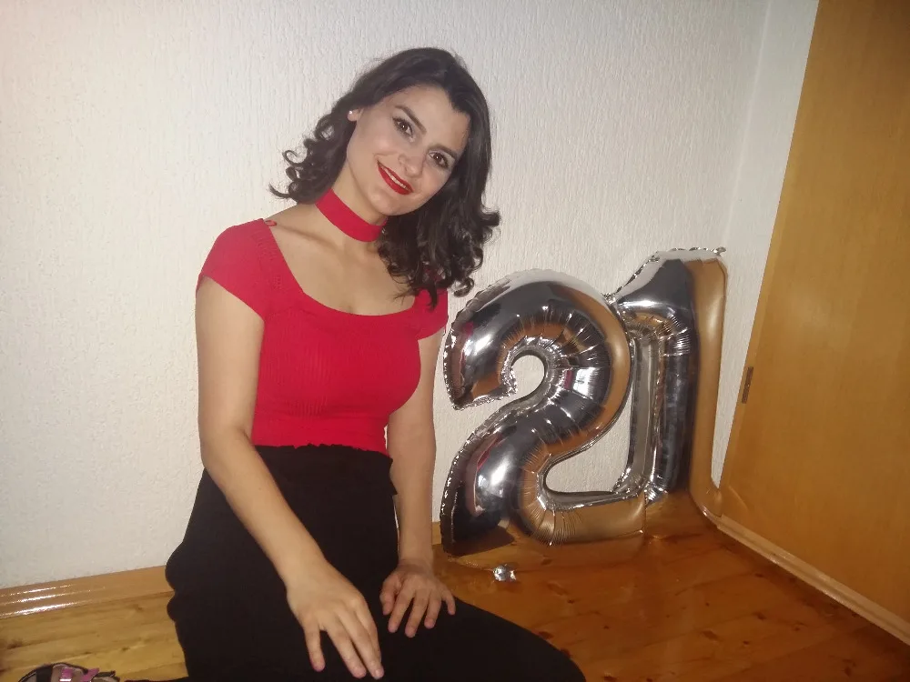 Шар из фольги золотого и серебряного цвета 1 шт. 30/32 дюйма 0 9 цифр Цифровой шар