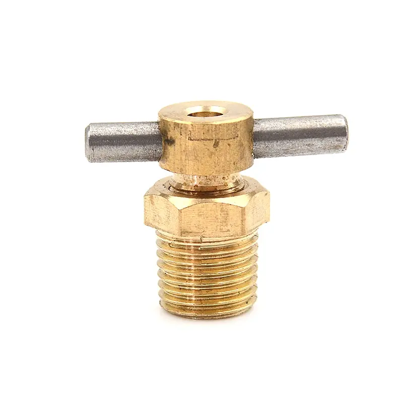 1pc 1/4 Inch NPT Brass Drain Valve For Air Compressor Tank 12mm