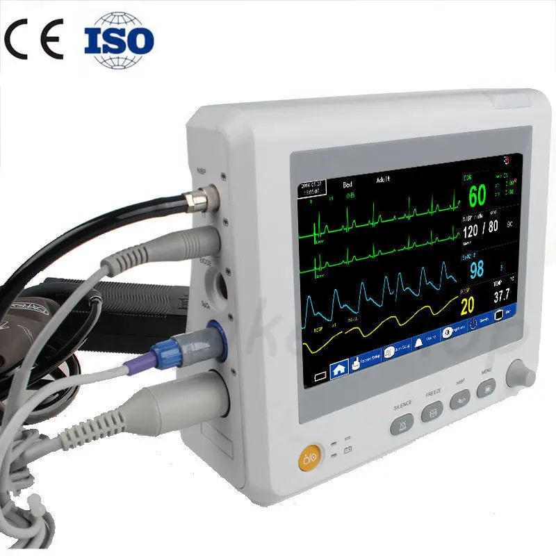 

Medical Equipment 7 inch 6 Parameters NIBP Spo2 PR ECG RESP TEMP