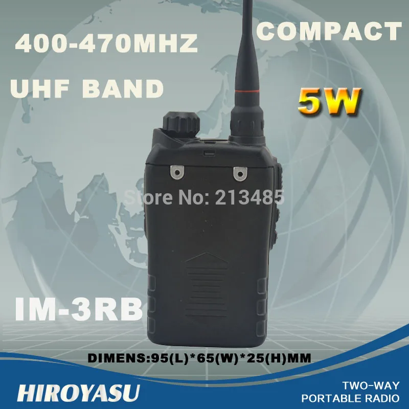 Hiroyasu UHF 400-470 мГц компактный мини Портативный двусторонней Радио/ручной Двухканальные рации/трансивер