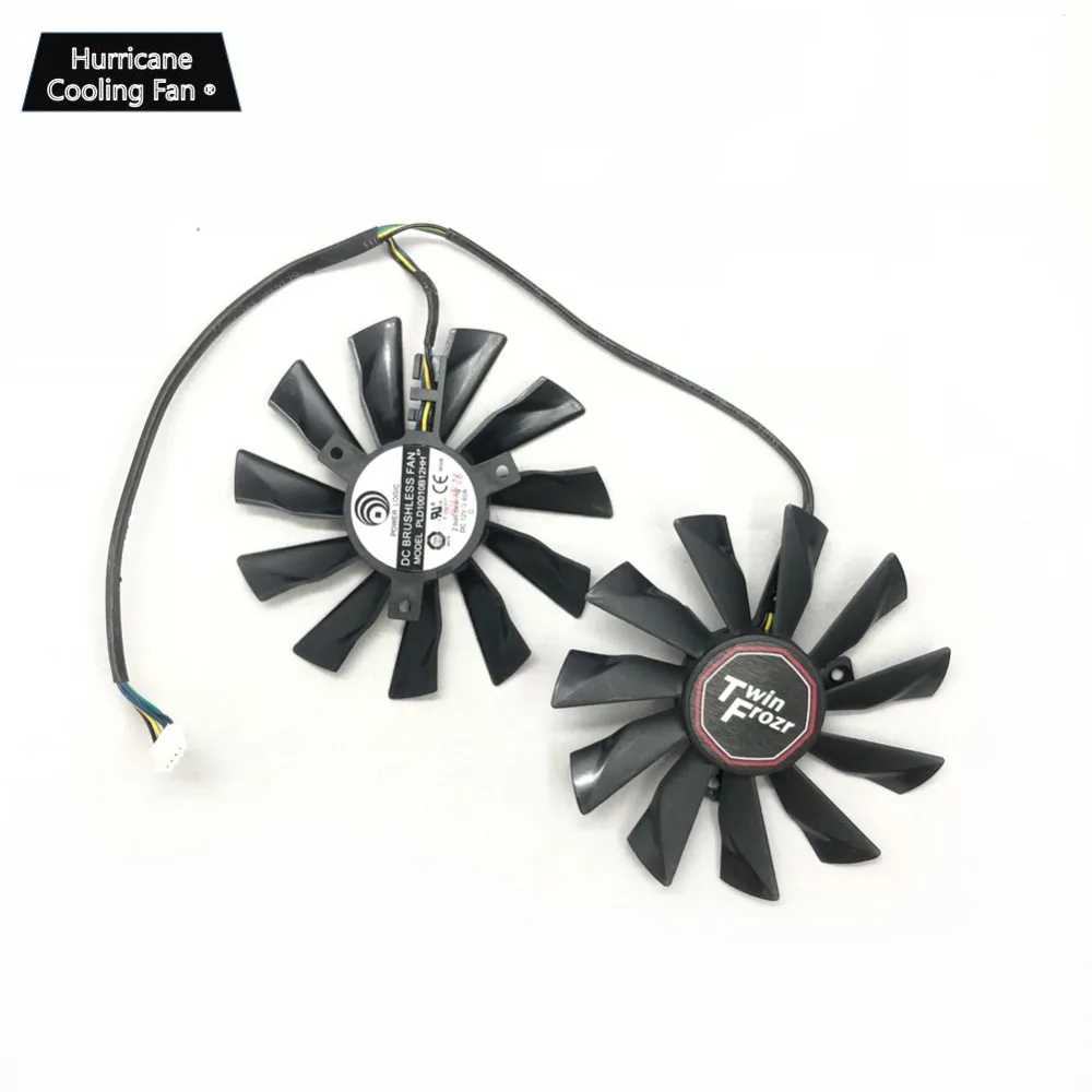 Comprar Nuevo PLD10010S12HH 95mm 4Pin tarjeta gráfica ventilador de refrigeración para MSI GTX 780Ti 780 760 750Ti R9 290X 290 280X 280 270X de refrigerador