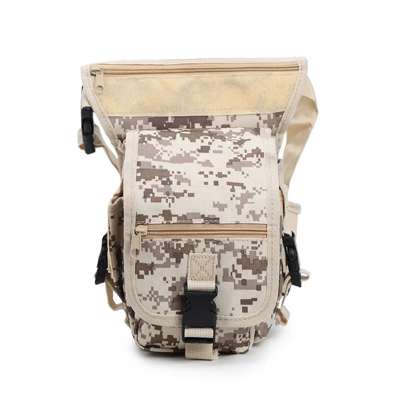 Мужская камуфляжная Водонепроницаемая поясная сумка для ног на открытом воздухе, сумка-мессенджер с ремнем, военная походная армейская тактическая сумка
