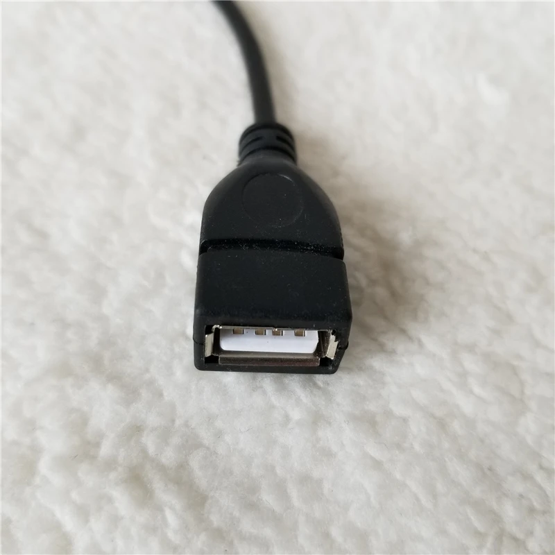 Мини USB 90 градусов правый угол папа к Тип Женский OTG конвертер данных удлинитель