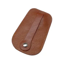 Ультра-тонкая сумка для ключей из натуральной кожи, маленький органайзер для ключей, выдвижная сумка для ключей с шестью клавишами для мужчин и женщин 1858