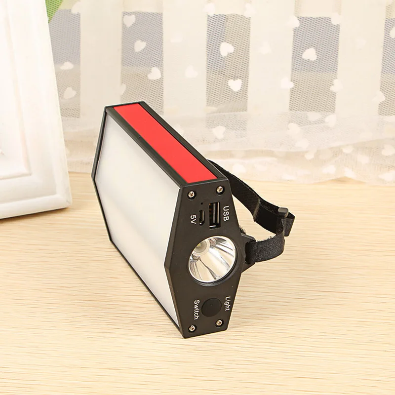 

Charging Camping Light Portable Phone Charger Power Bank with Flashlight QJ888
