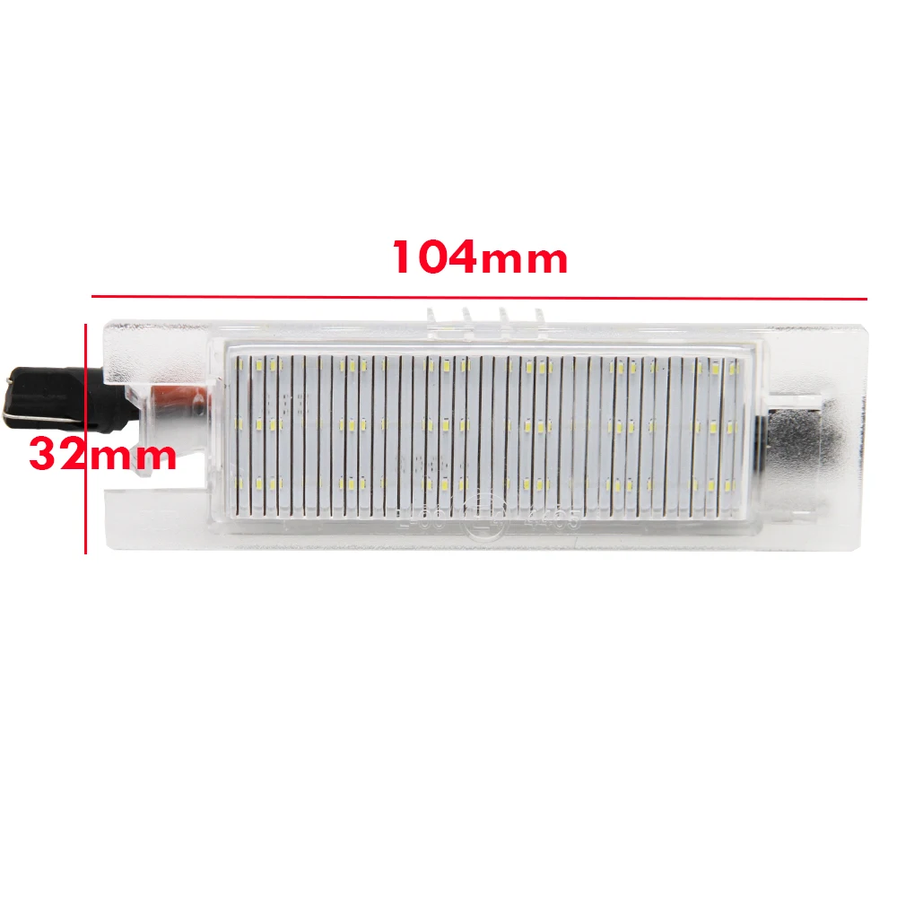 2 шт. 12 В SMD 3528 белый свет 18 светодиодов номерной знак лампа для Vauxhall Opel Astra Corsa D H Zafira