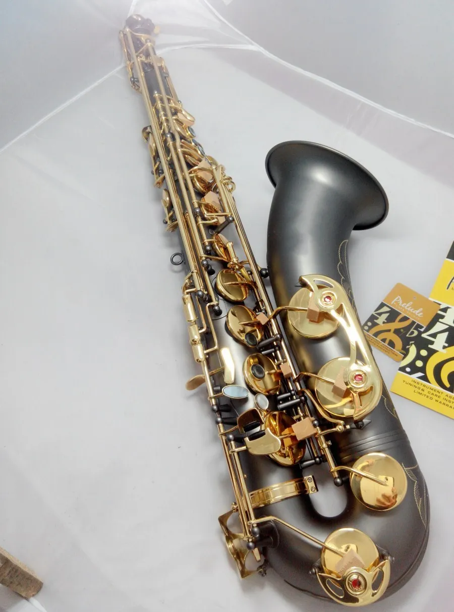 

2018 New Tenor Saxophone High Quality R54 Tenor Sax Bb professional Black Nickel Gold Sax Musical Instruments Free Shipping