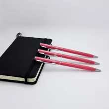 Цветной металлический Карманный ролик ручка на заказ Отпечатано с именем вашей компании/адрес/Электронная почта/сайт бесплатно лазером 20 шт в партии