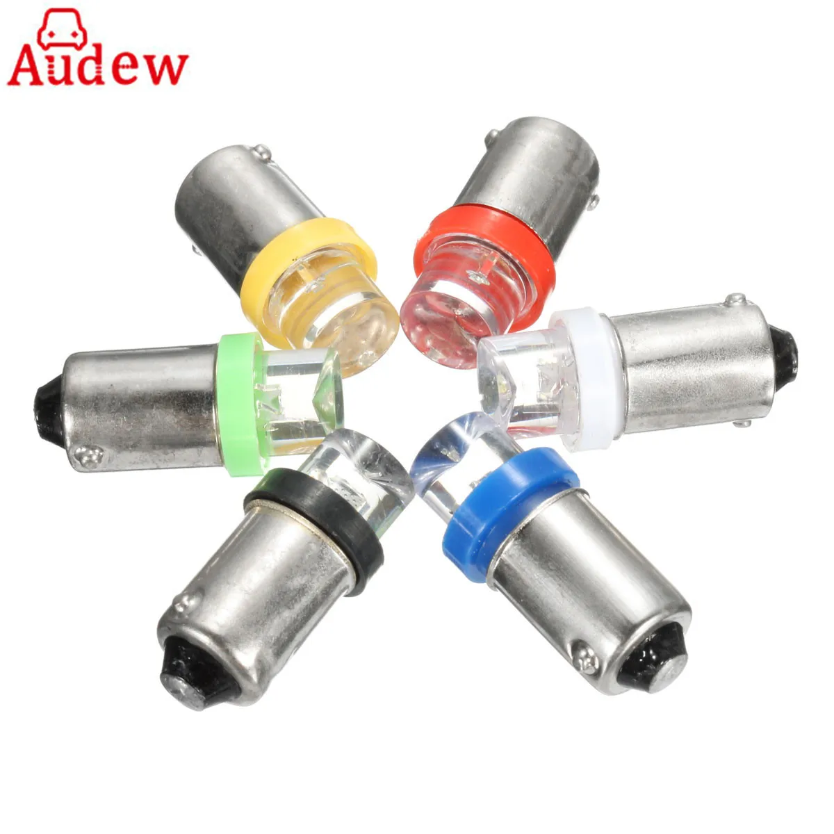 

10Pcs BA9S Car 12V 1SMD LED Side Indicator Light Bulb Interior Lamp License Plate Light Turn Signal Bulb