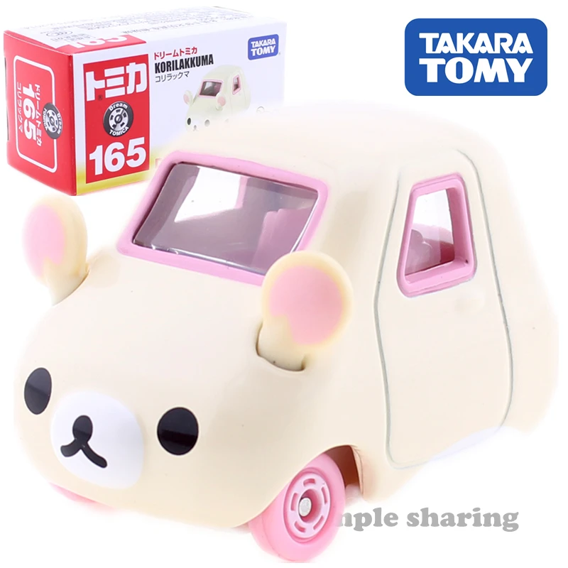 Модель автомобиля TOMICA DREAM 165 светлый Медведь RILAKKUMA TAKARA TOMY литая металлическая