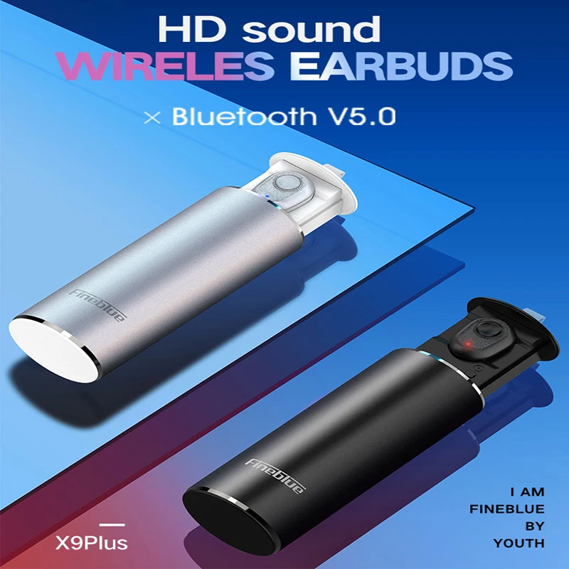 

2019 TWS X9Plus Wireless Bluetooth Headset 5.0 Headset Earbud Sound Binaural Mini Earphones