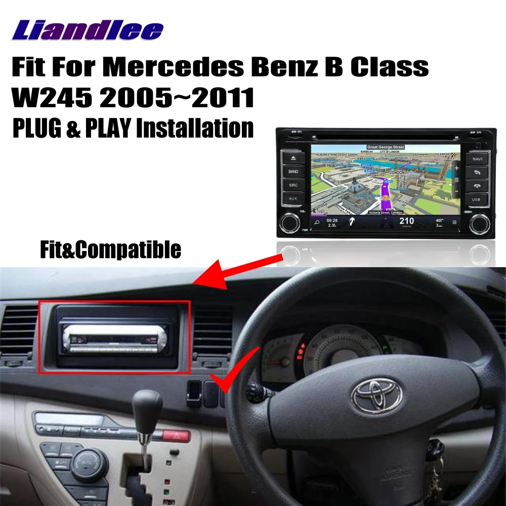 Excellent Liandlee For Toyota Isis 2001~2006 Android Car Radio CD DVD Player GPS Navi Maps Navigation Camera OBD TV HD Screen Multimedia 2