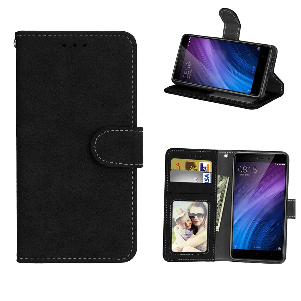 

Wallet Case PU Leather 5.0For Xiaomi Redmi 4 Case For Xiaomi Redmi 4 Cell Phone Back Cover Case