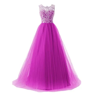 U-SWEAR, женское элегантное официальное длинное платье, лето, свадебное, вечернее, торжественное, кружевное, с разрезом, тонкое, женское платье, vestidos de fiesta - Цвет: purple