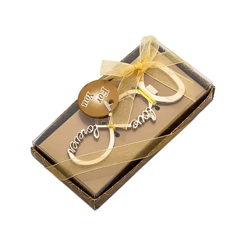Сувенир свадебные подарки Персонализированная пивная открывалка музыкальная нота Открыватель с восхитительная коробка сплав подарки для вечерние гостей - Цвет: gold