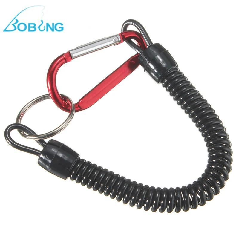 

Bobing Fishing Lanyards Kayak Boating Ropes Camping Secure Fish Lip Grips Tackle Tools Carabiners for Fishing Accessories