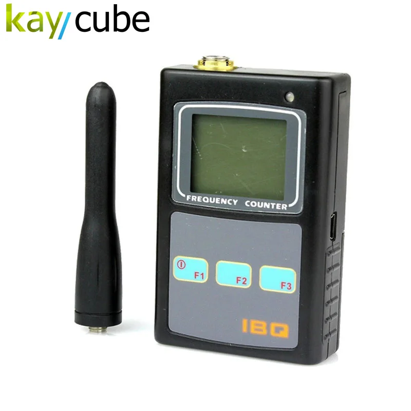 IBQ101 New Portable Handheld Frequency Counter Bugs RF Wireless Camera Scanner Detector 50MHz-2600MHz Radio Tester