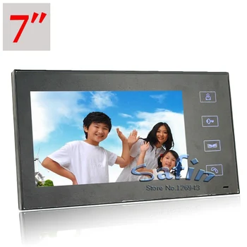 

1pcs monitor Ultra-thin 7 TFT Color Video Doorphone Intercom System with Touch Key