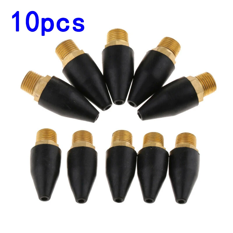 10 шт. в упаковке резиновые латунные безопасные занятия сопло для воздушных