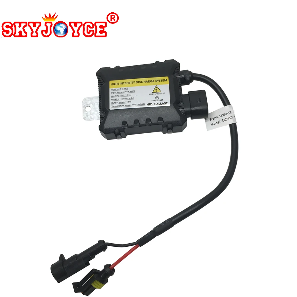 DC12V 55W slim xenon hid ballast ignition blocks 55W digital xenon hid conversion kit Replacement for xenon H7 H4 H6 H11 (4)