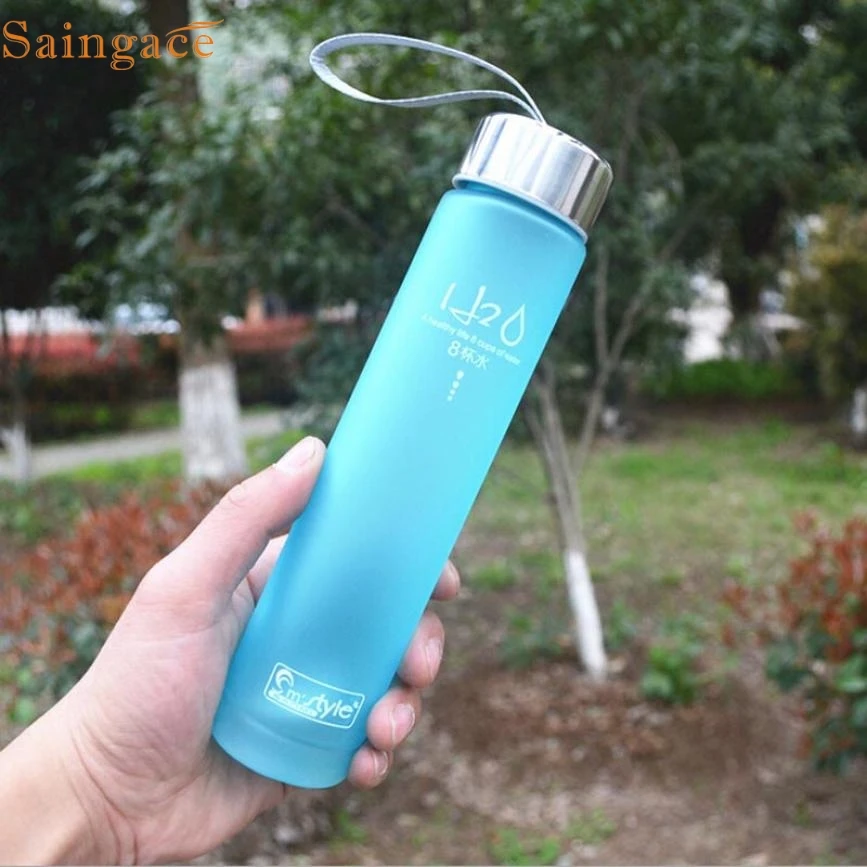

D3 2017 New Portable Bike Sports Unbreakable 280ml Plastic Water Bottle aug10