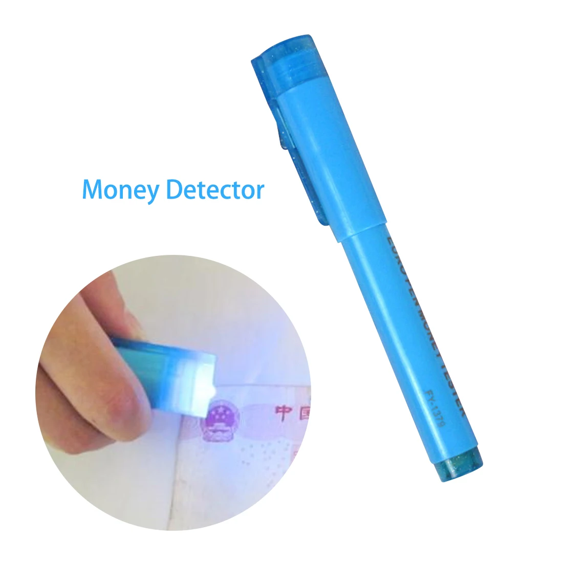 

2 in1 Useful UV Light Banknotes Detector Counterfeit Fake Forged Money Bank Note Checker Detector Tester Marker Pen