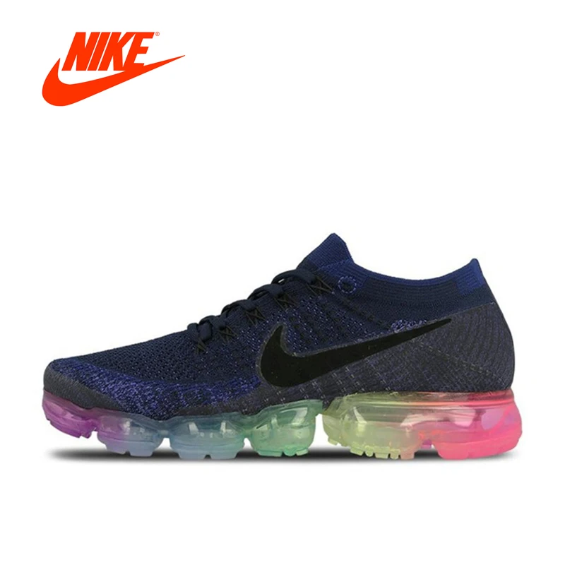 2018 New Original Arrival Authentic Official Nike Air VaporMax Be True Flyknit Men's Running Shoes Sports Sneakers Low shoes