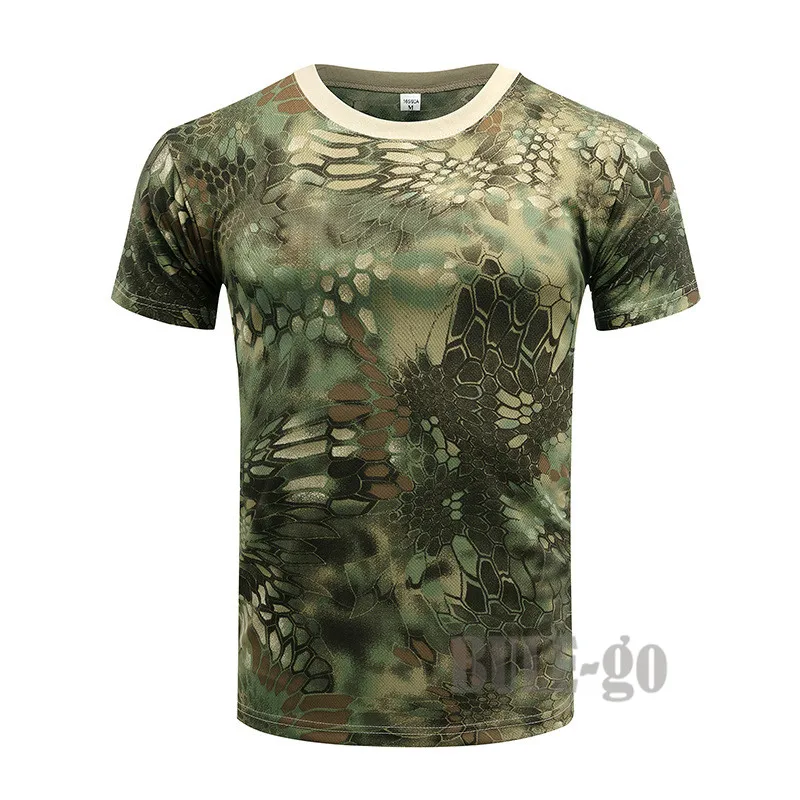 Камуфляжная футболка, быстросохнущие дышащие колготки, армейская тактическая футболка, Мужская компрессионная футболка, летняя футболка для фитнеса, Бодибилдинг