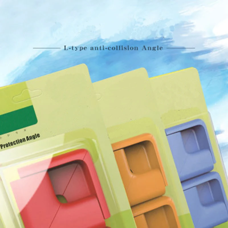 4pcs U Shape Soft Toddler Baby Child Kids Desk Table Edge Corner Safety Protector Guards Sticker Cushion Pad Anti Crash Bumper