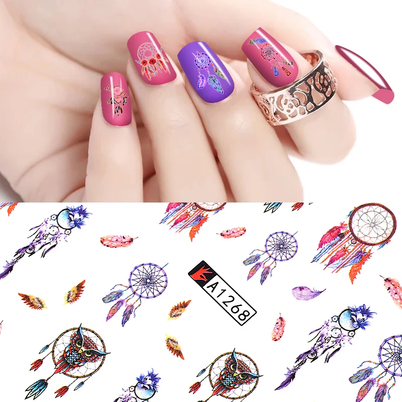 

Wholesale 12 sheet/set Japanese and Korea Water Nail Seal Designs Nail Art Stickers Decals Makeup DIY Water Tattoos Manicure