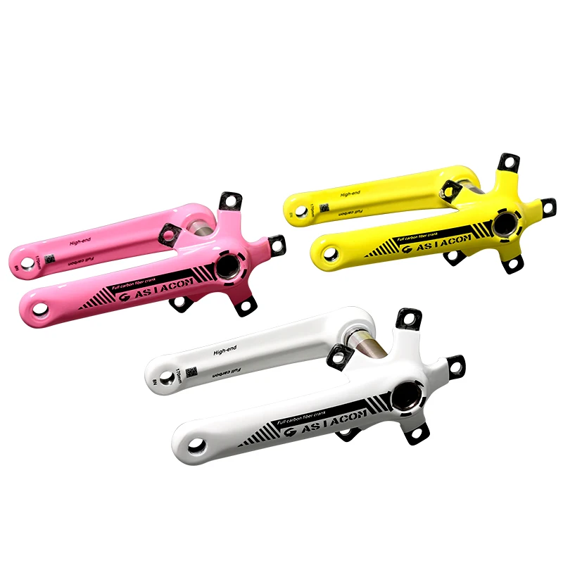 

ASIACOM Bike Carbon Crank 175 MM 110BCD / 130BCD Road Bicycle Crank