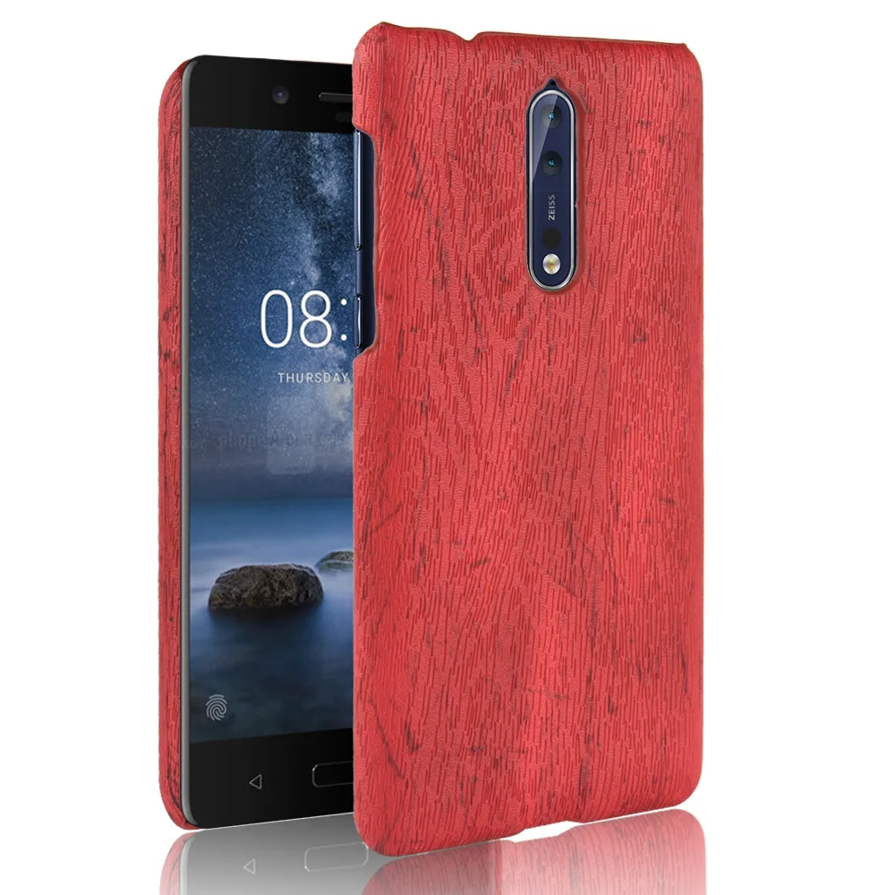 Чехол из поликарбоната с деревянным рисунком для Nokia 1 2 3 5 6 7 8 Plus чехол текстурой