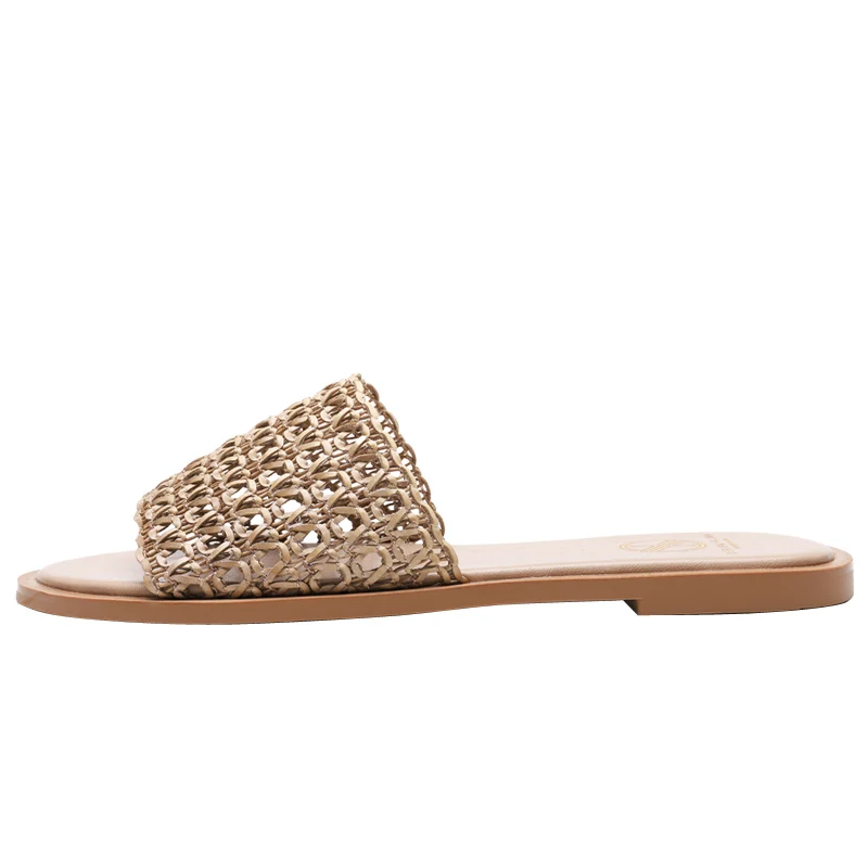 

Summer New Women Casual Plaid Slippers Platform Slippers Women 2019 Designer Shoes Flip Flops