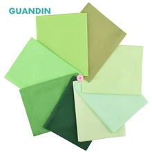 GUANDIN, зеленый серии ткань для ребенка 40x50 см 8 шт./упак., twill ситцевой ткани Комплект/Швейные и материал для стеганых изделий/Жир квартал