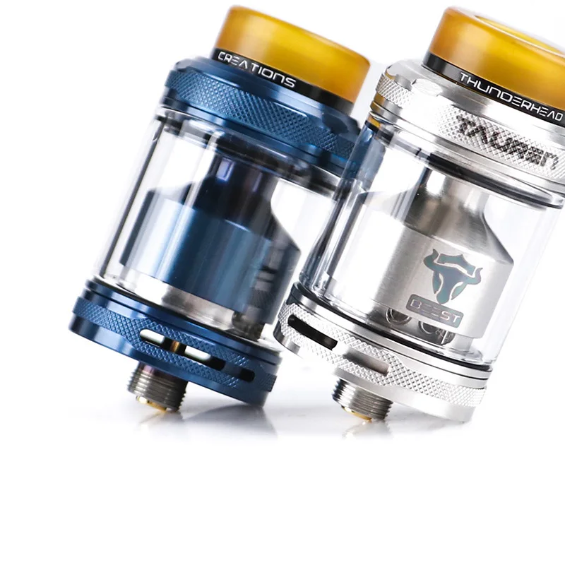 Koop Originele Vape RTA THC Tauren Rta Verstuiver 2 ml 4.5 ml Capaciteit MTL rta tank met 810 PEI Opruwen single Dual Vape Coil Verstuiver