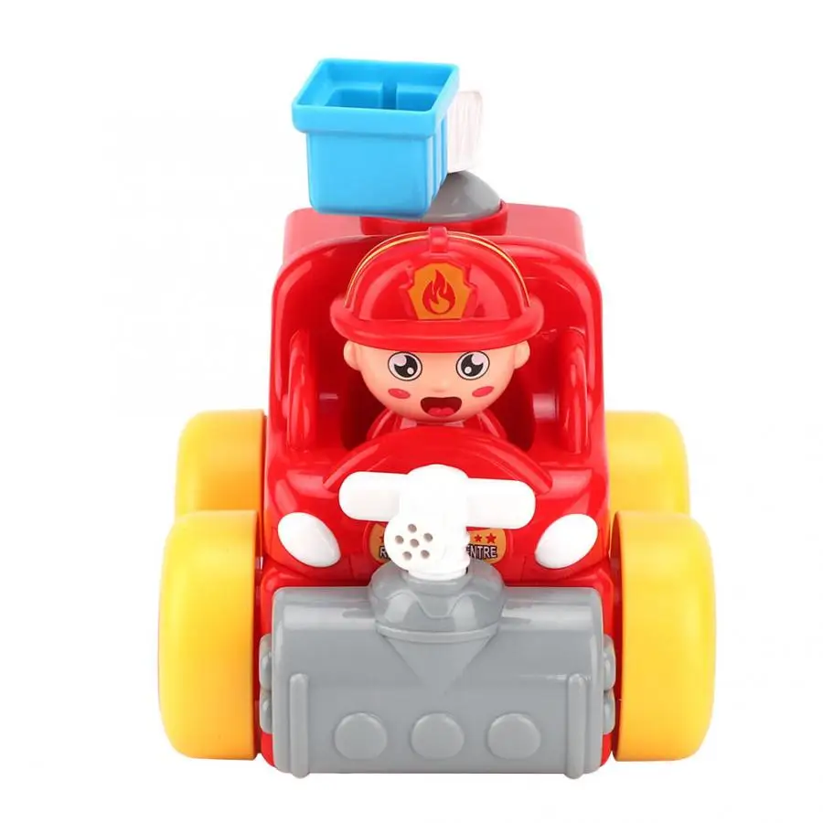 DIY игрушка «пожарная машина» комбинированный набор со звуком и светом Автоматическая вперед самостоятельная сборка и сменные формы развивающие игрушки
