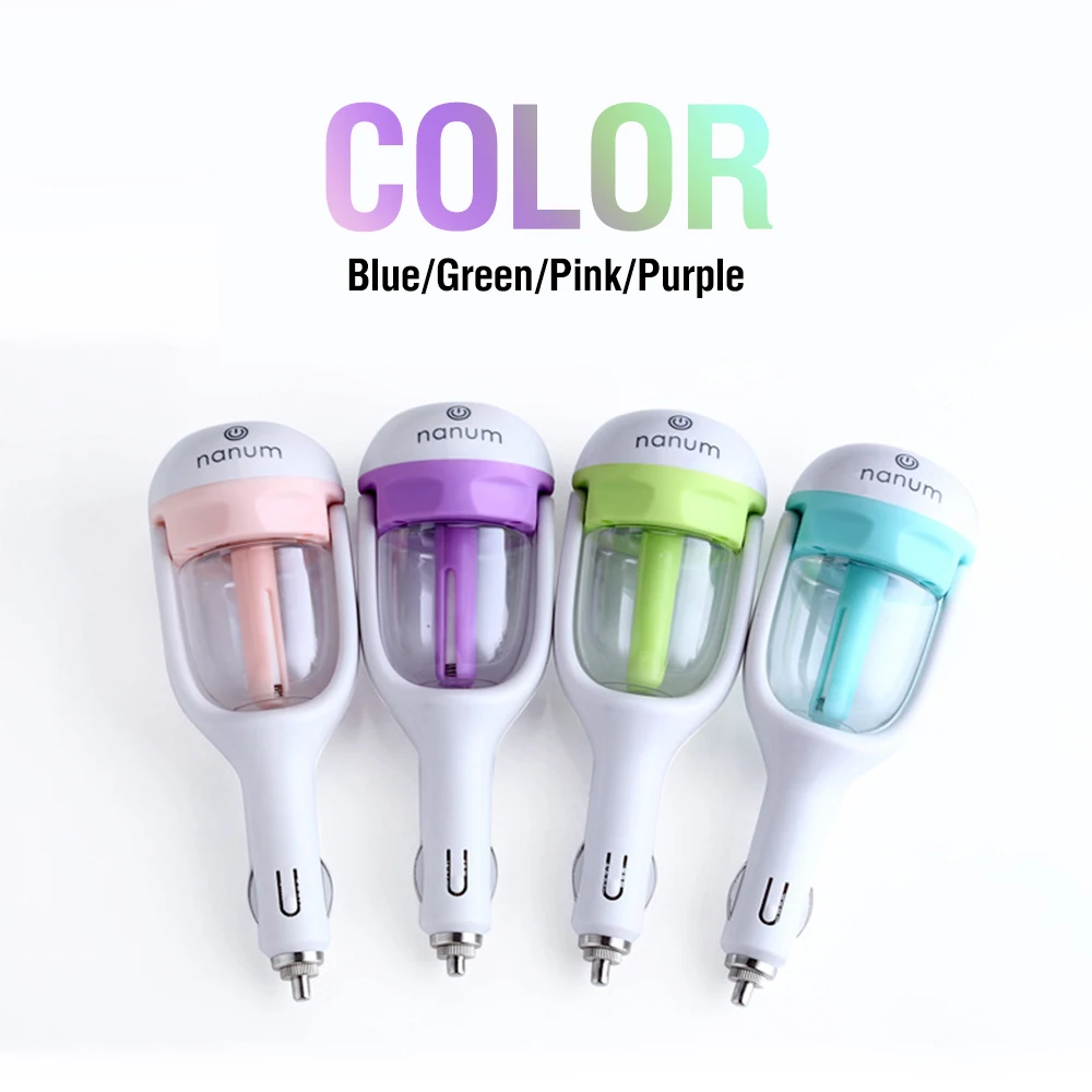 

Filterhualv Lemon Shaped USB Mini Ultrasonic Air Humidifier Fogger Mist Maker For Car Charger Office Desk Bedroom Use Humidifier
