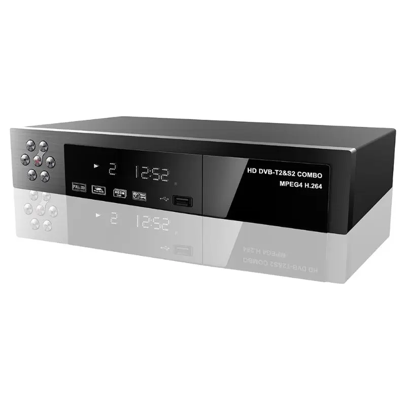 

Smart Digital Satellite TV Receiver DVB-T2+DVB-S2 FTA 1080P Decoder Tuner MPEG4