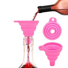 CARRYWON портативная Мини Складная воронка силиконовая Складная воронка для бутылки воды Воронка Складная кухонная Воронка кухонный инструмент