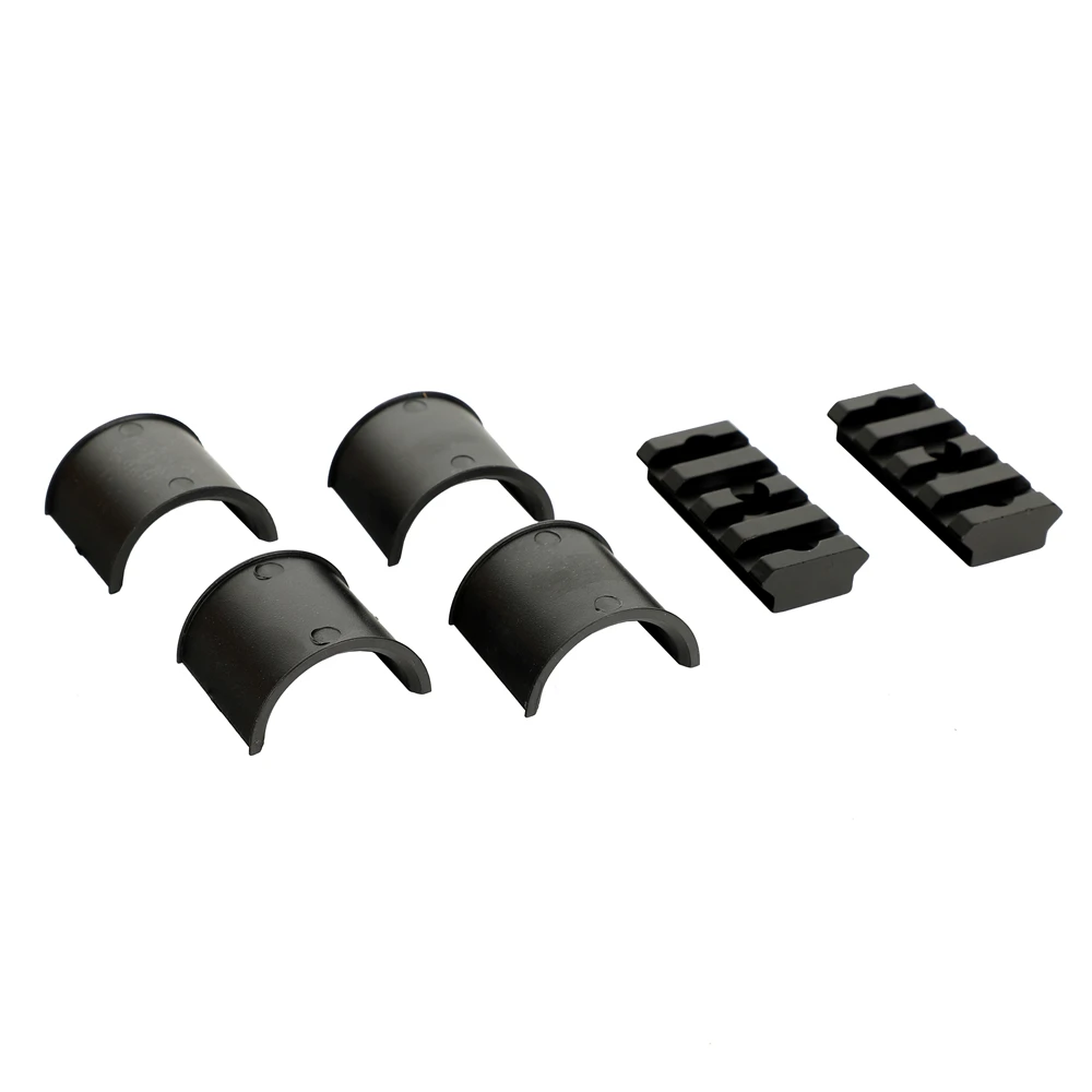 ohhunt 25.4mm 30mm Picatinny Scope Rings Mount with Angle Cosine Indicator Kit Bubb Level and Can Removed Top Two Rail (2)